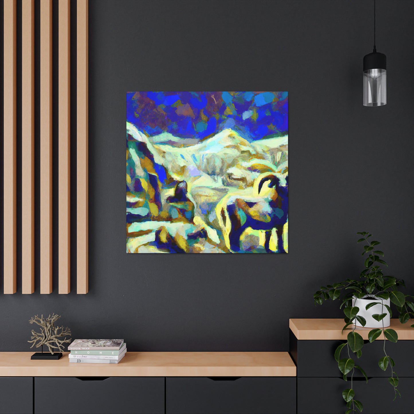 Mountain Goat Liberation - Canvas