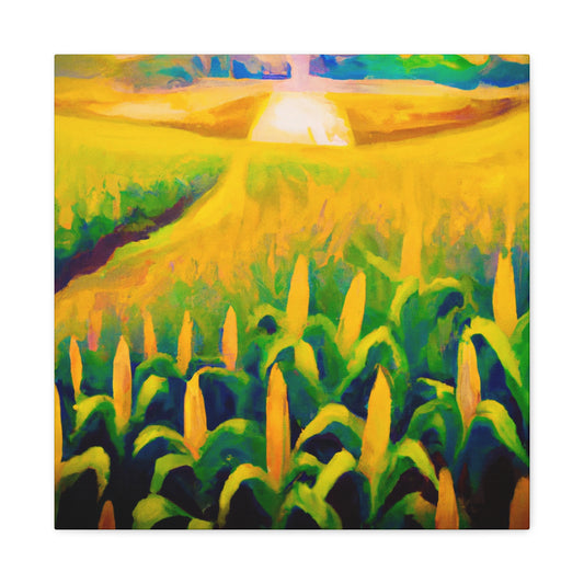 "Corn Field in Moonlight" - Canvas