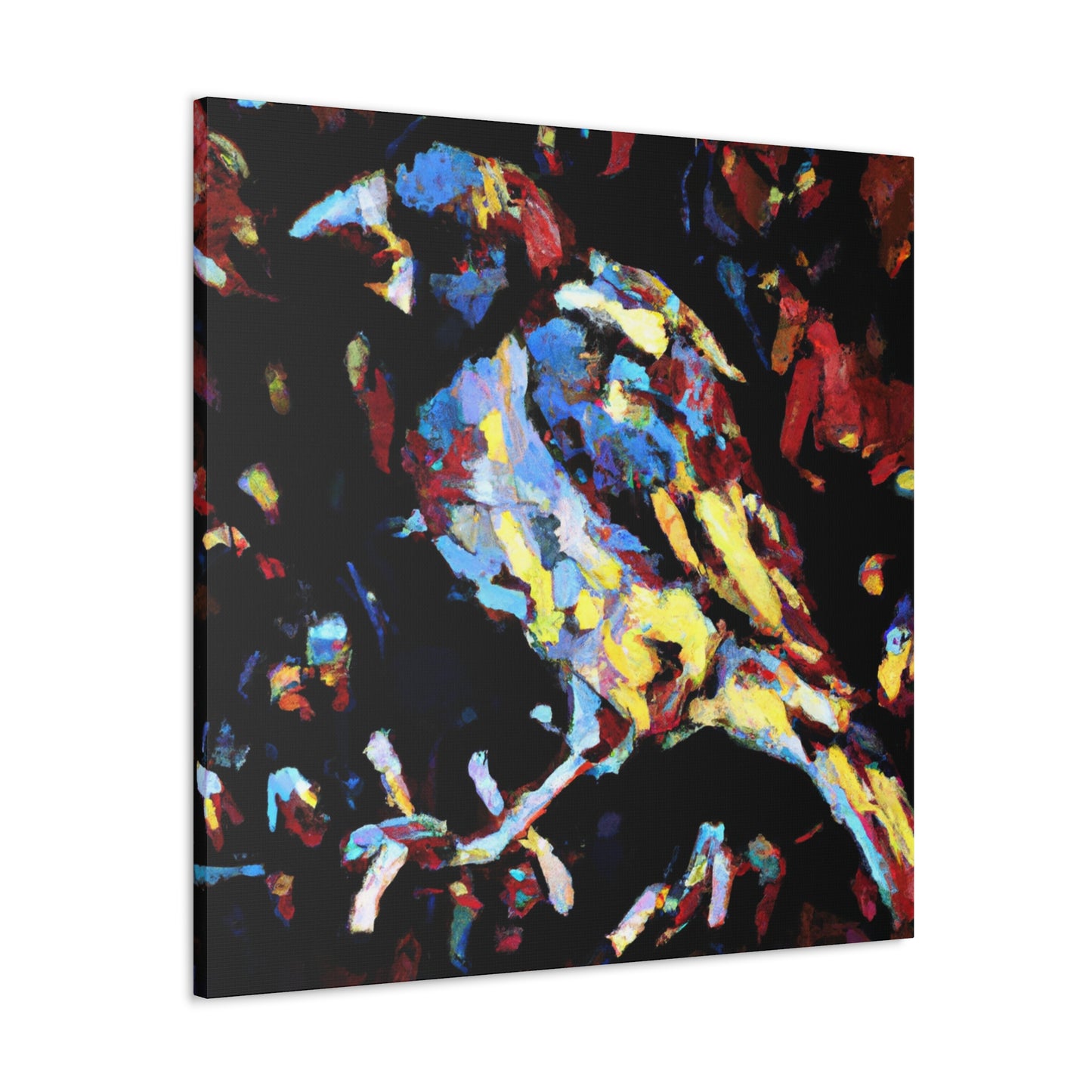 "House Finch Abstraction" - Canvas