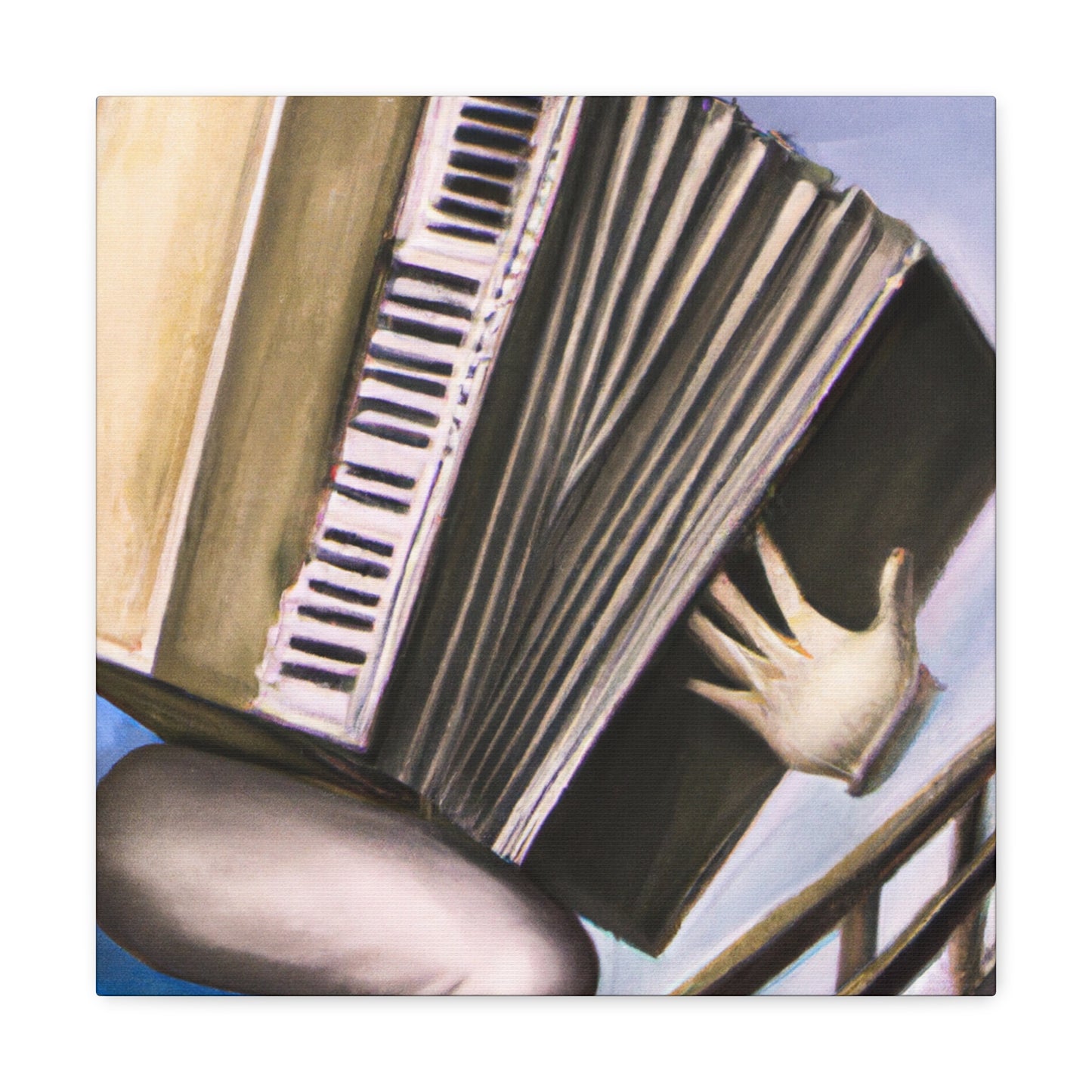 "Accordion Symphony Surrealism" - Canvas