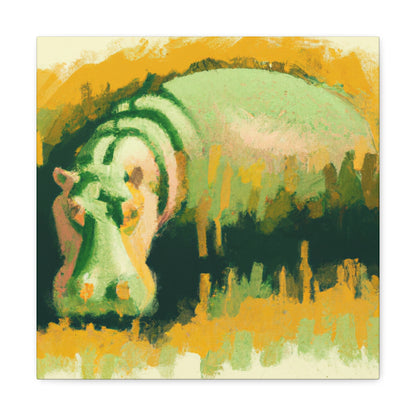 Hippo Majestic Splendor - Canvas