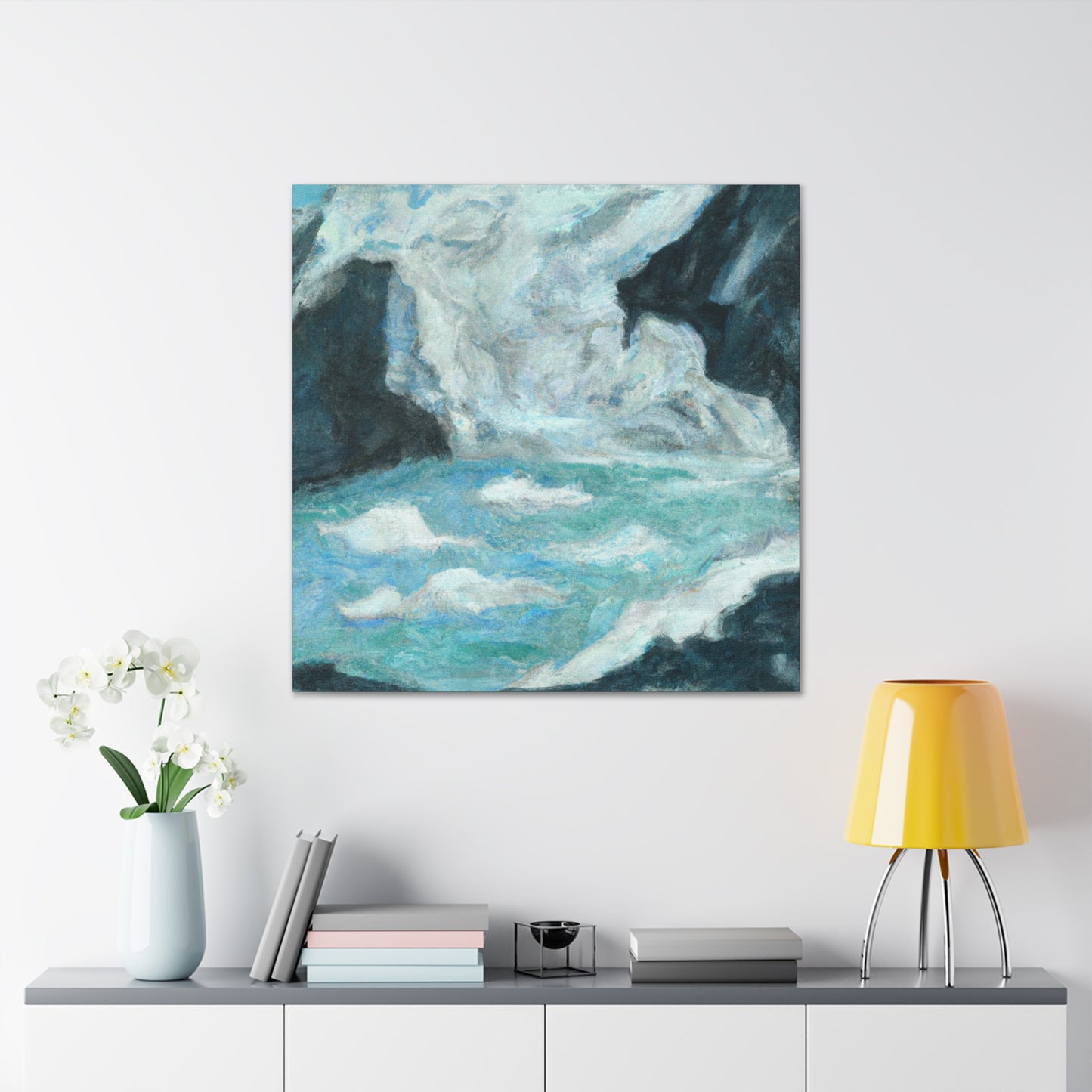 "Glaciers in Motion" - Canvas