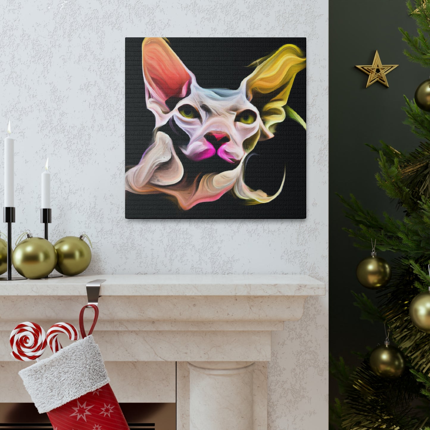 Sphynx Cat Enchantment - Canvas