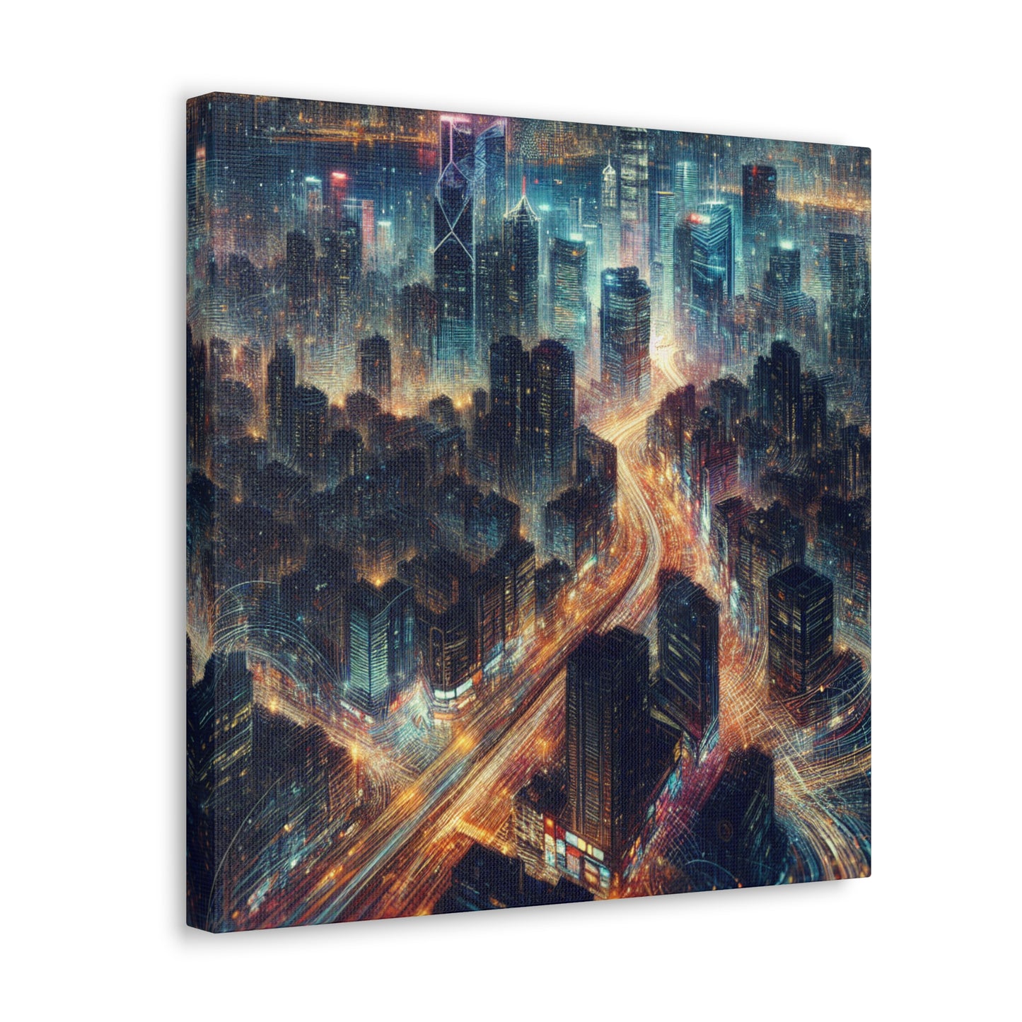 "Midnight Metropolitan Majesty" - Canvas