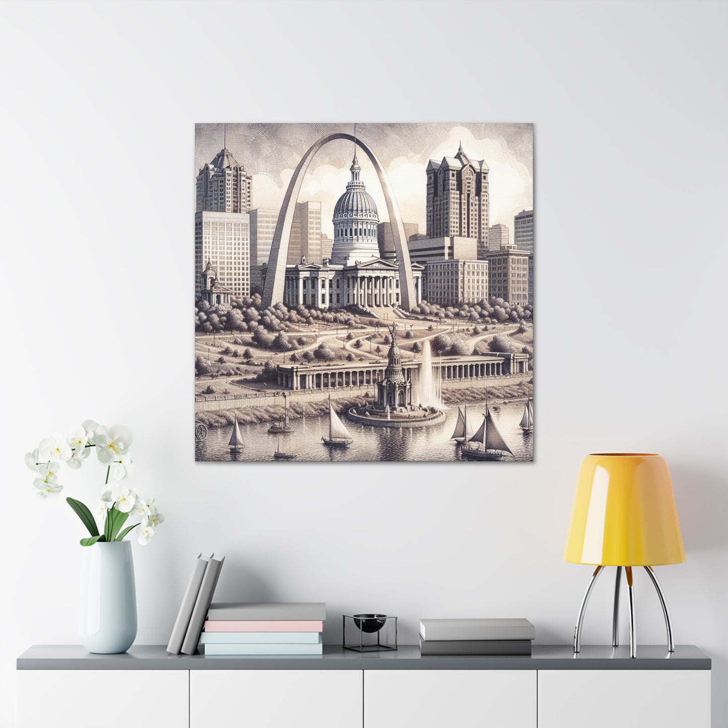 "Serene St. Louis Splendor" - Canvas