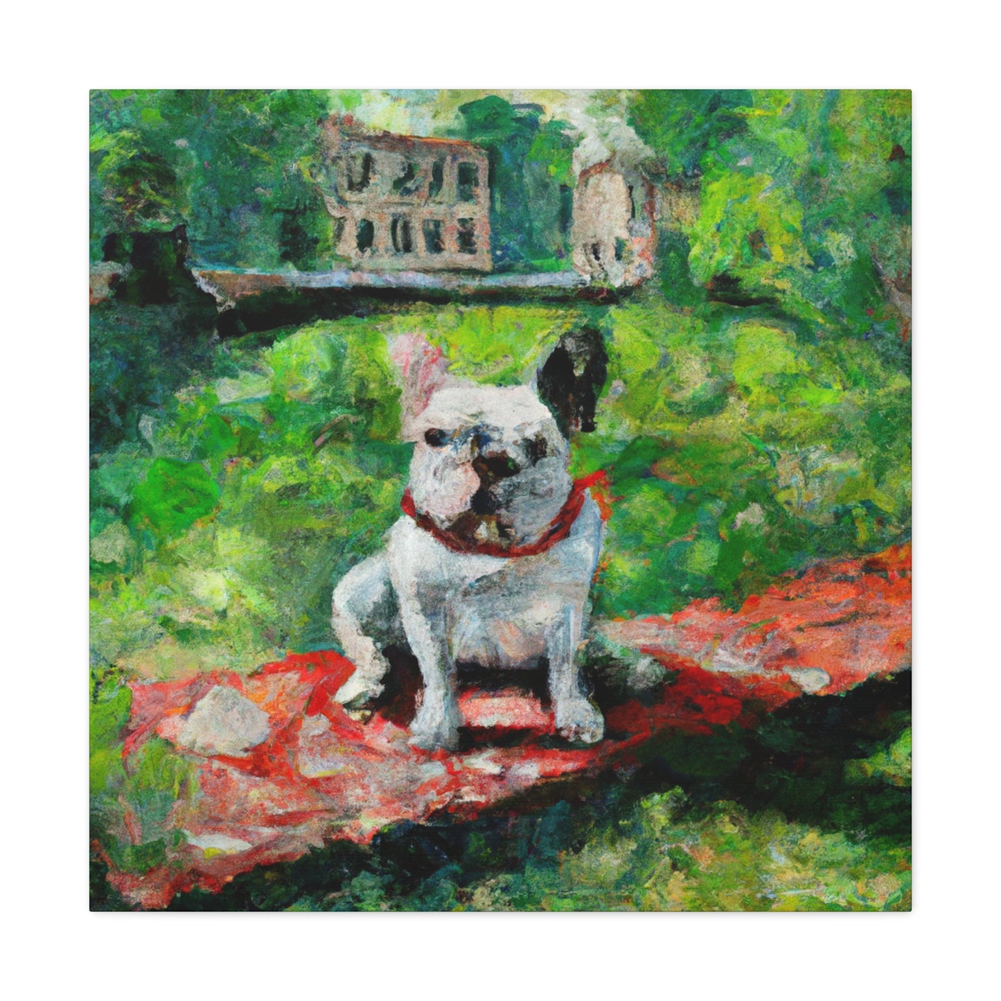 "The French Bulldog Portrait" - Canvas