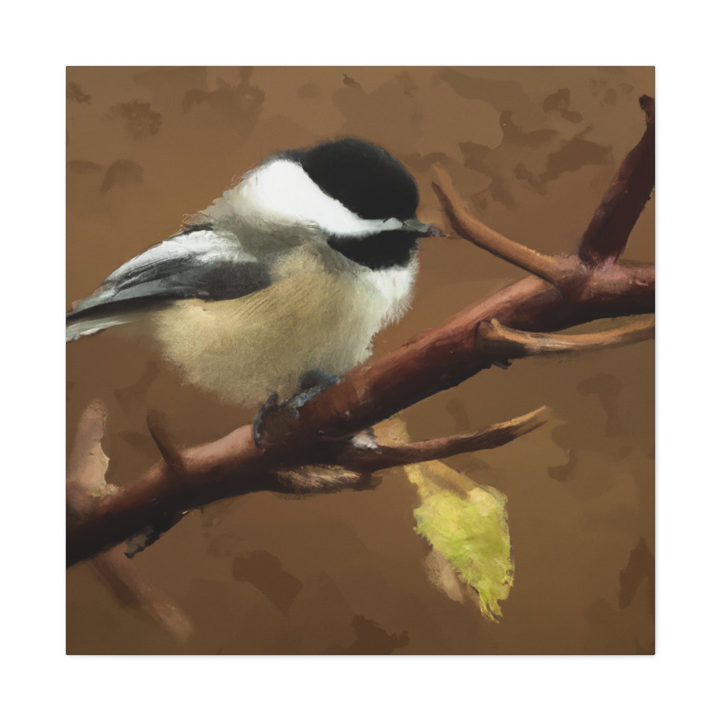 Chickadee's Winter Dance - Canvas