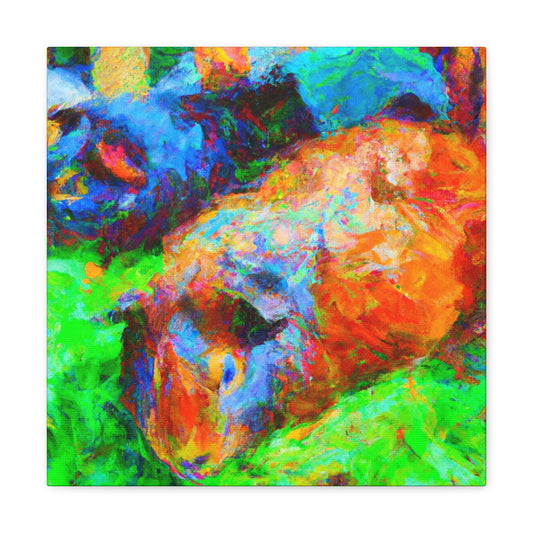 "Guinea Pig Impressionism" - Canvas