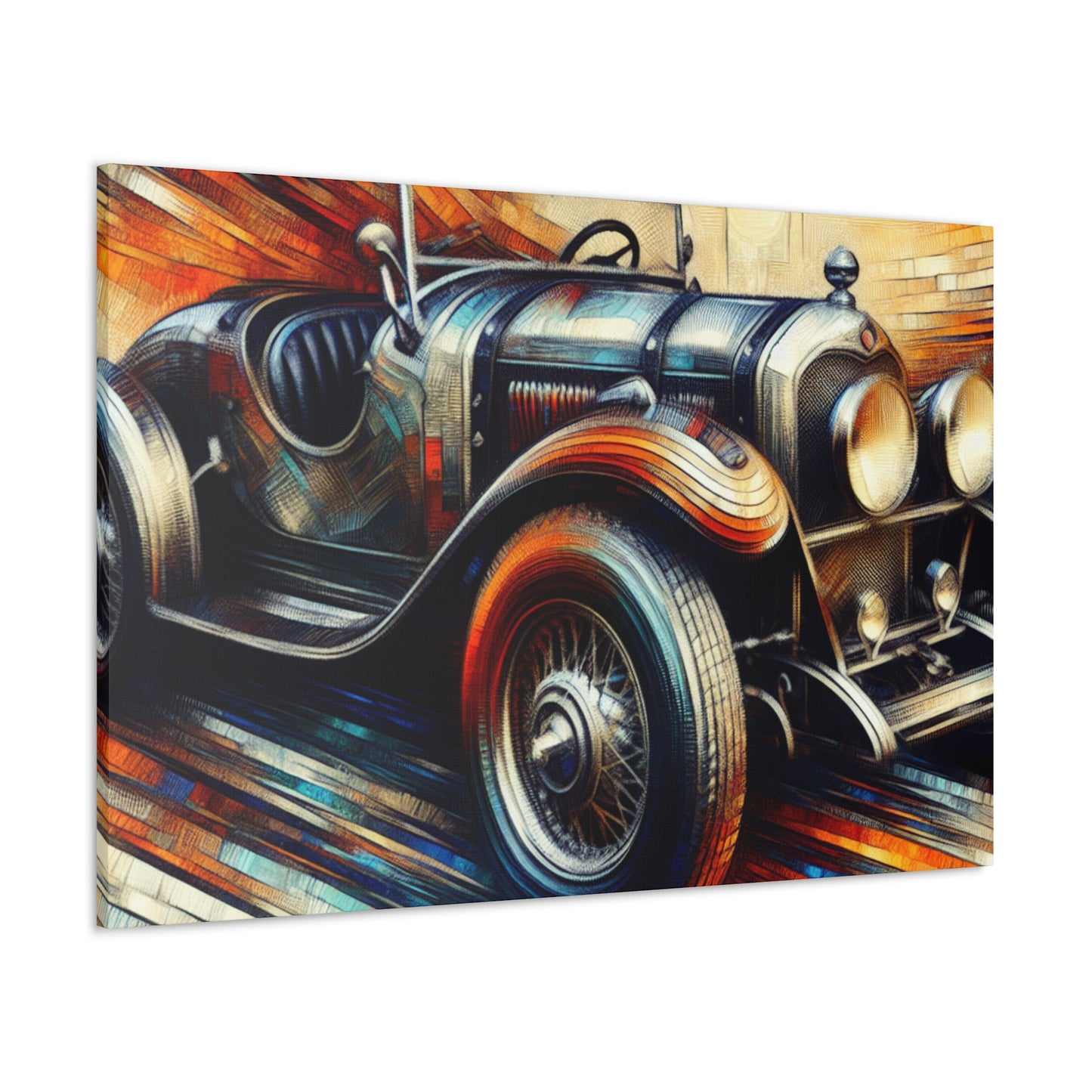 "Racing through Time" - Canvas