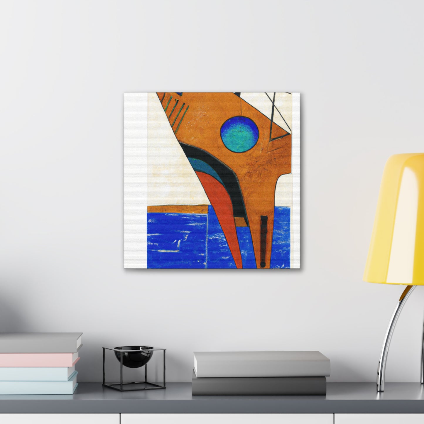 "Boat on the Canal" - Canvas