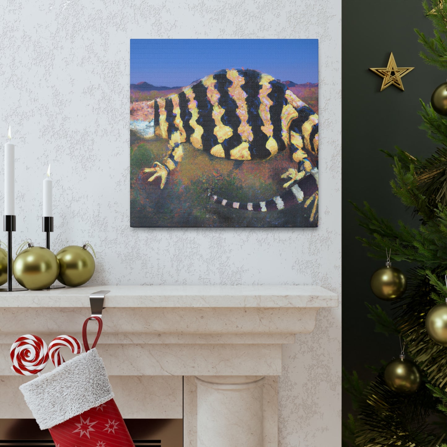 Gila Monster Surrealism - Canvas