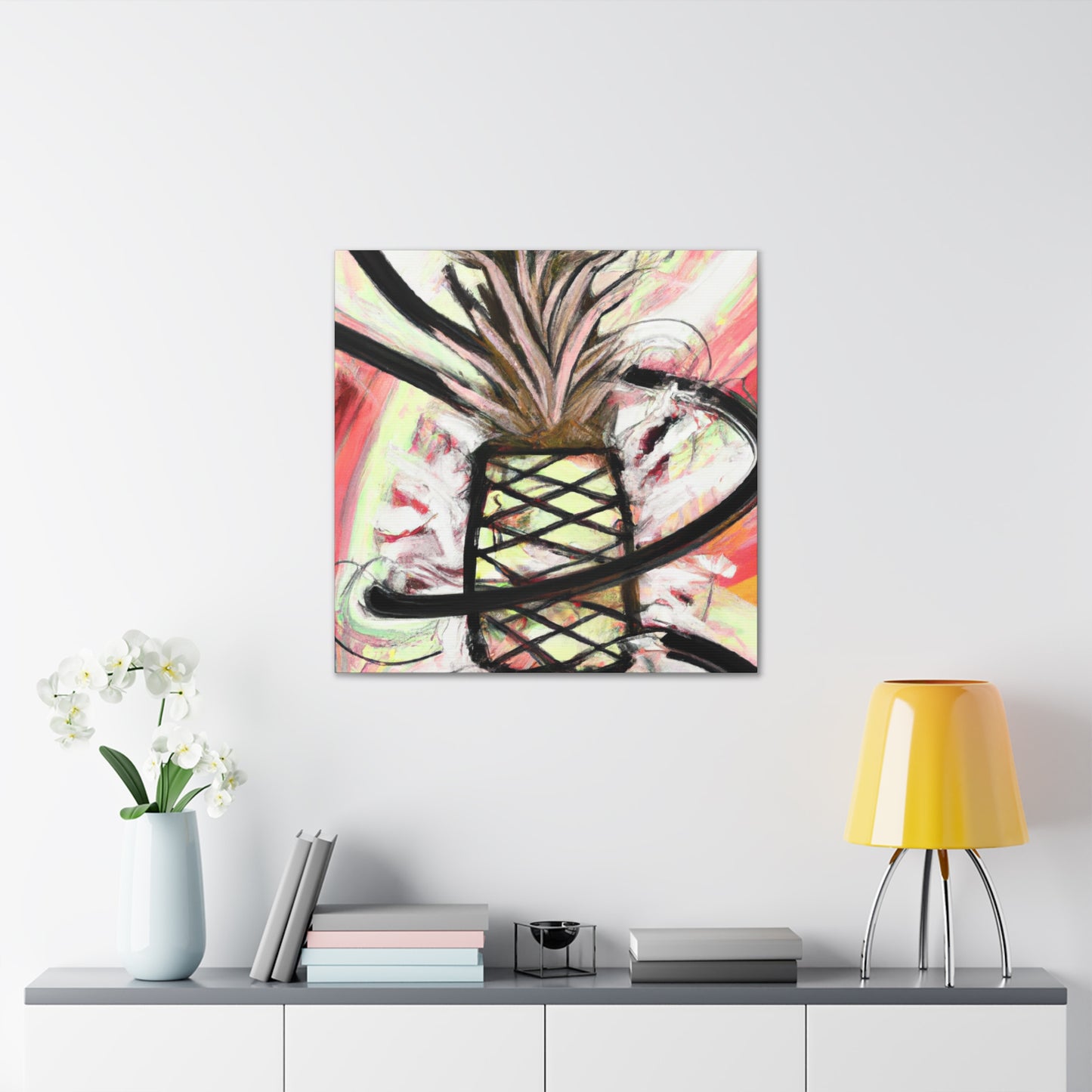 Pineapple Expressionistic Dream - Canvas