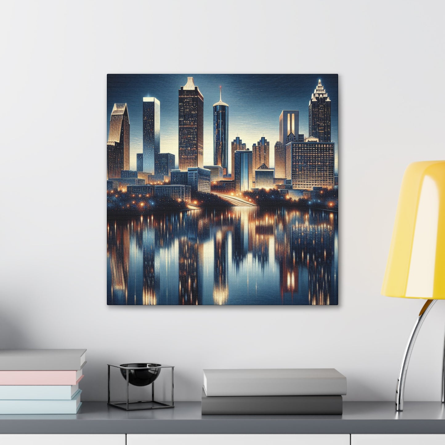 "Vibrant Urban Dreams" - Canvas