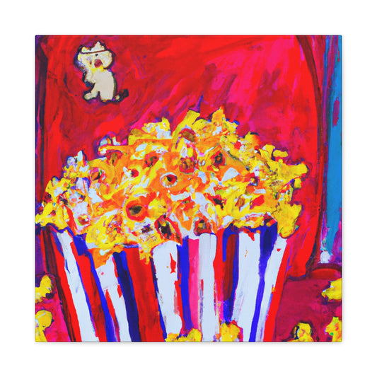 "Popcorn in Abstraction" - Canvas