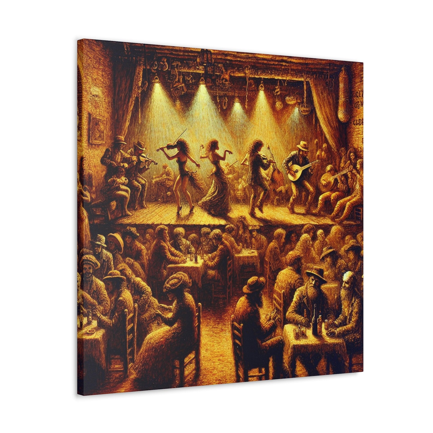 Enchanting Cabaret Revelry - Canvas