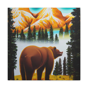 Beneath the Brown Bear - Canvas