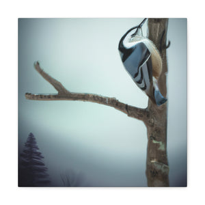 A Nuthatch's Visionary Flight - Canvas