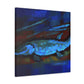 Pike Fish Expressionism - Canvas