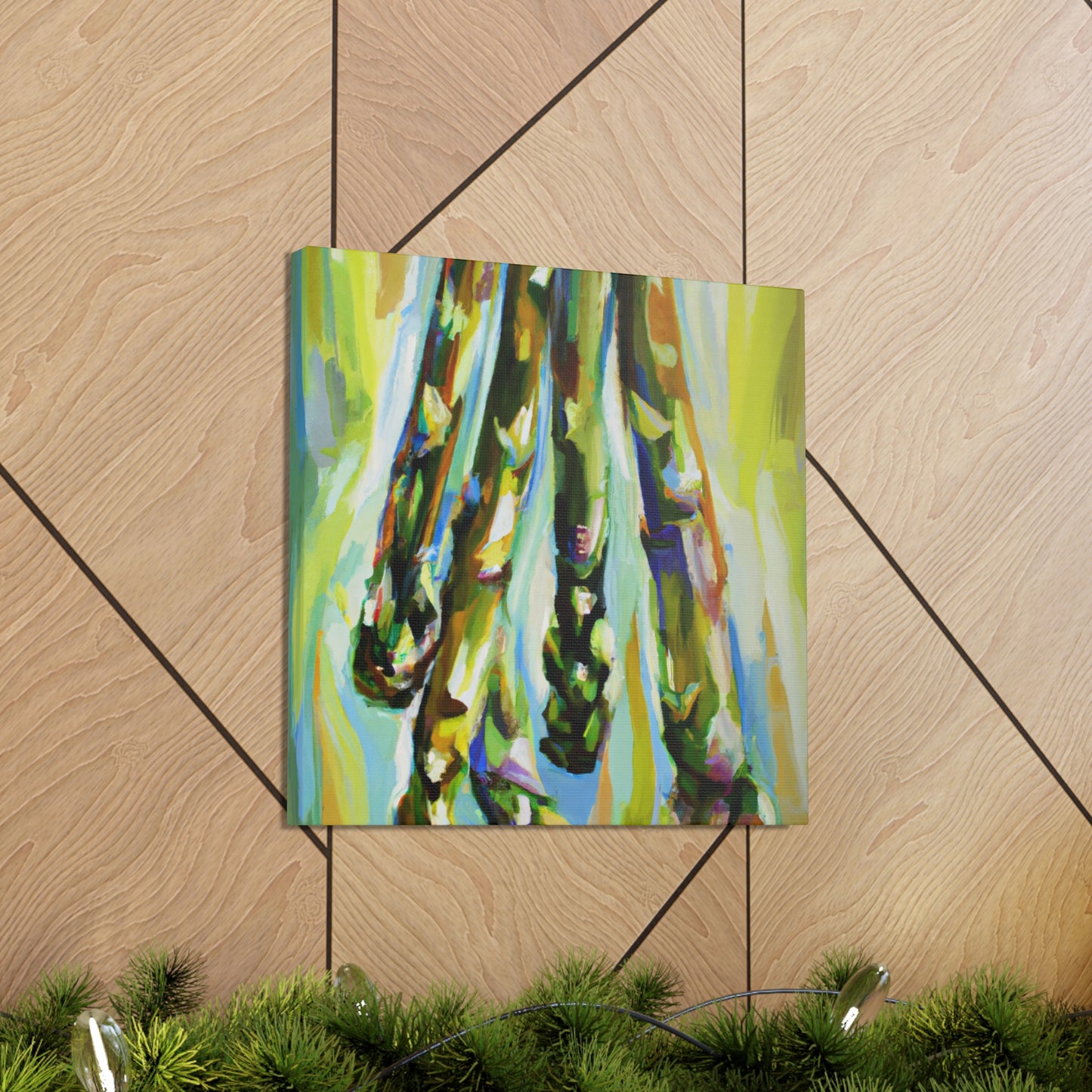 "Glorious Asparagus Meadow" - Canvas