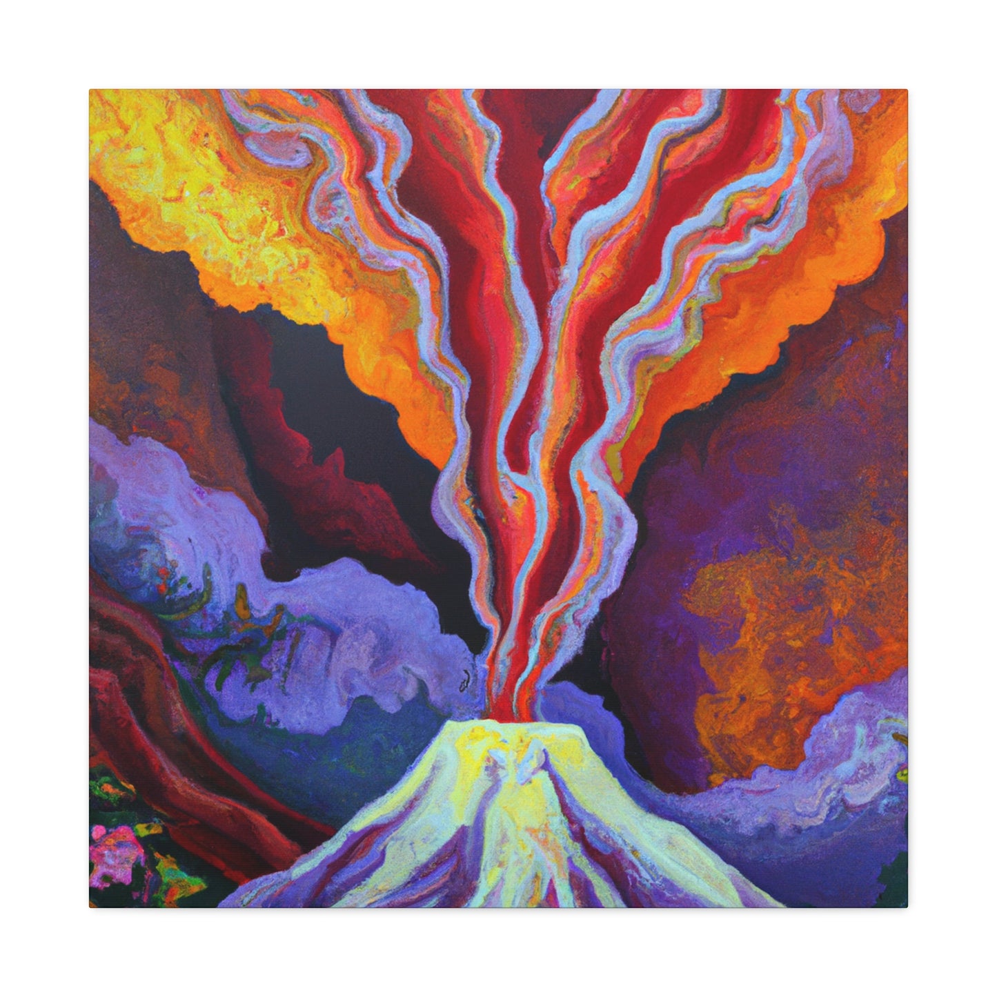 "Volcano in the Wild" - Canvas