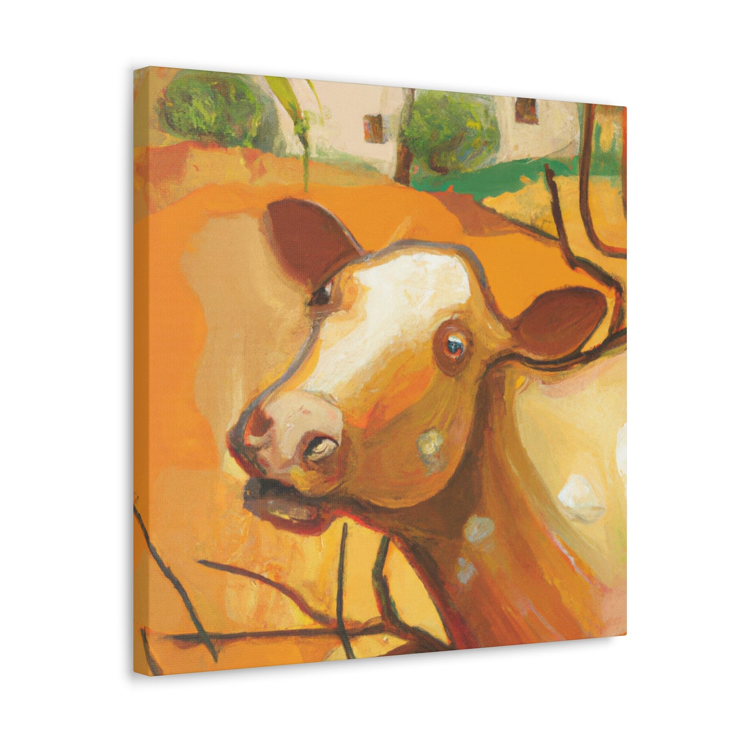 Jersey Cattle Dreamscape - Canvas