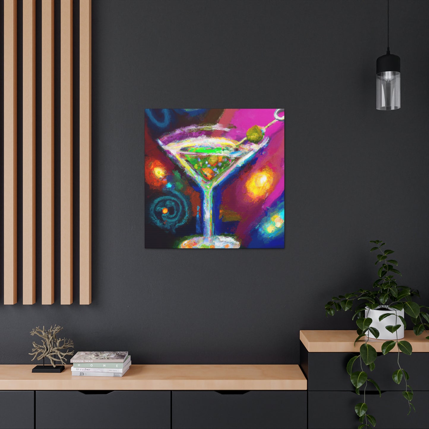 Martini-Themed Baroque - Canvas