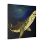 "Shark in Rococo Style" - Canvas