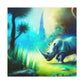 Rhinoceros in Dreamland - Canvas