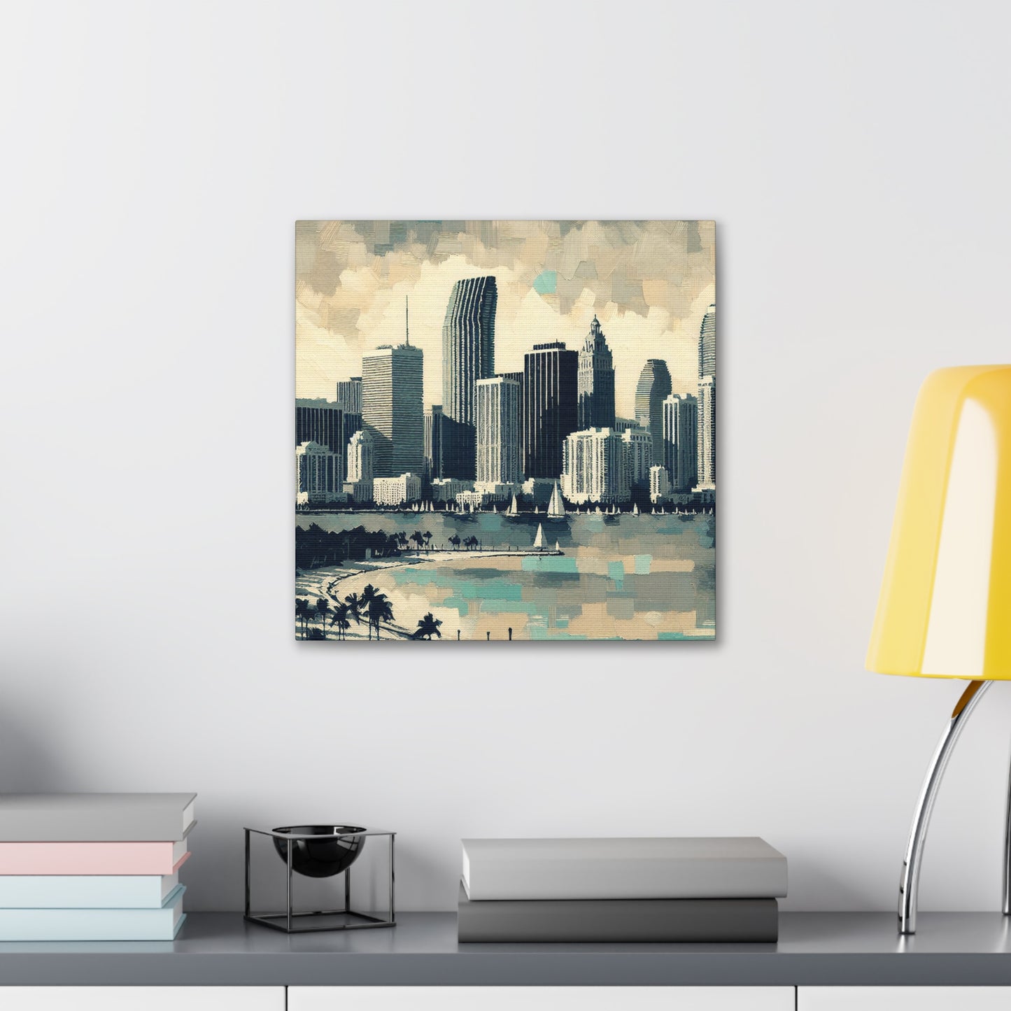 "Luminous Miami Landscape" - Canvas