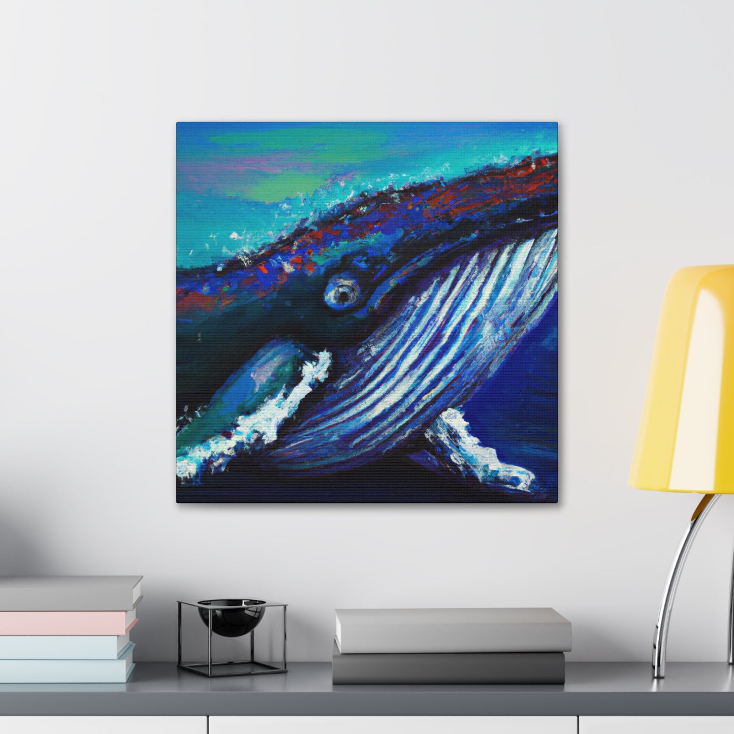 Humpback Whale Beauty. - Canvas