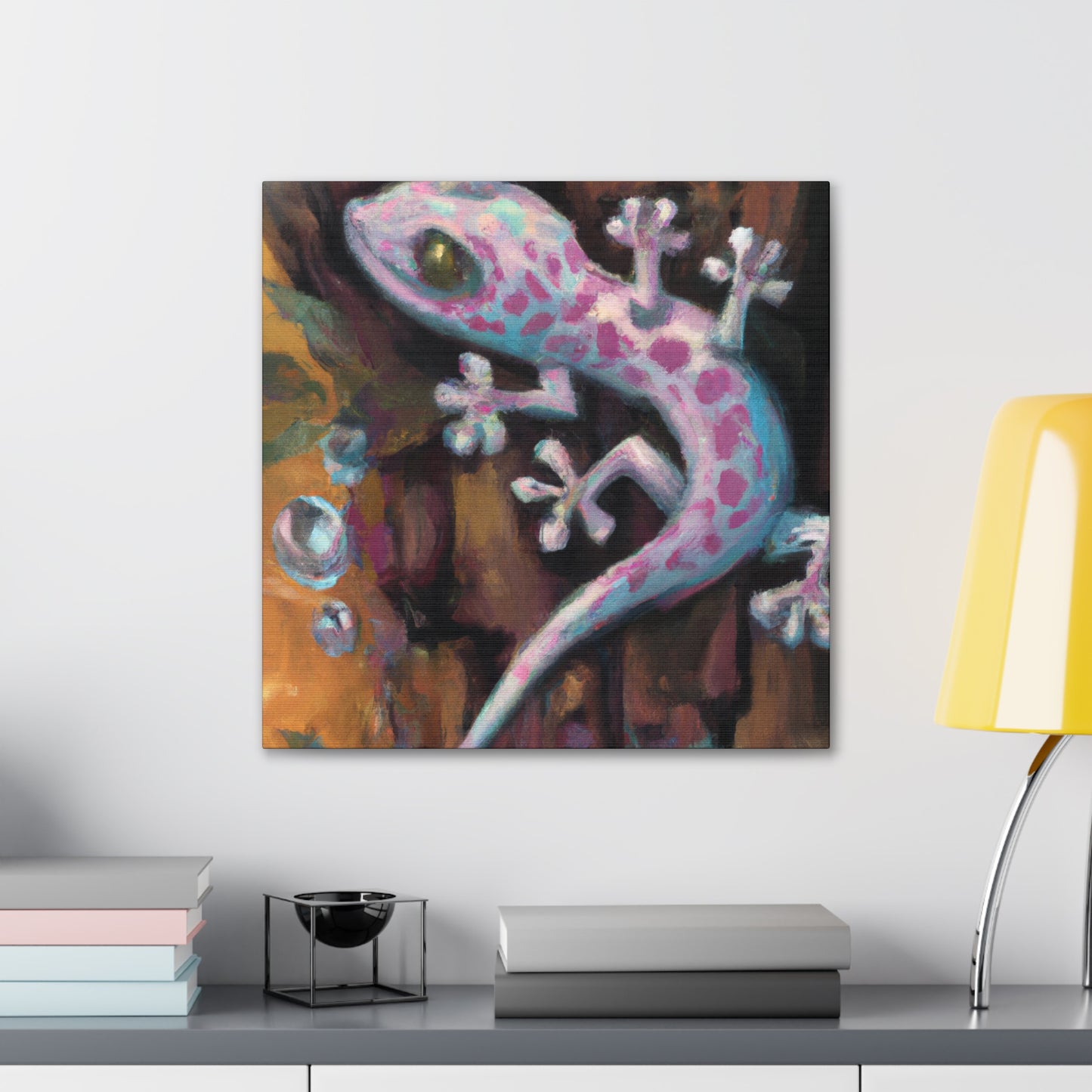 Gecko Inna Window. - Canvas