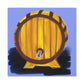 "Whiskey Barrel Minimalism" - Canvas