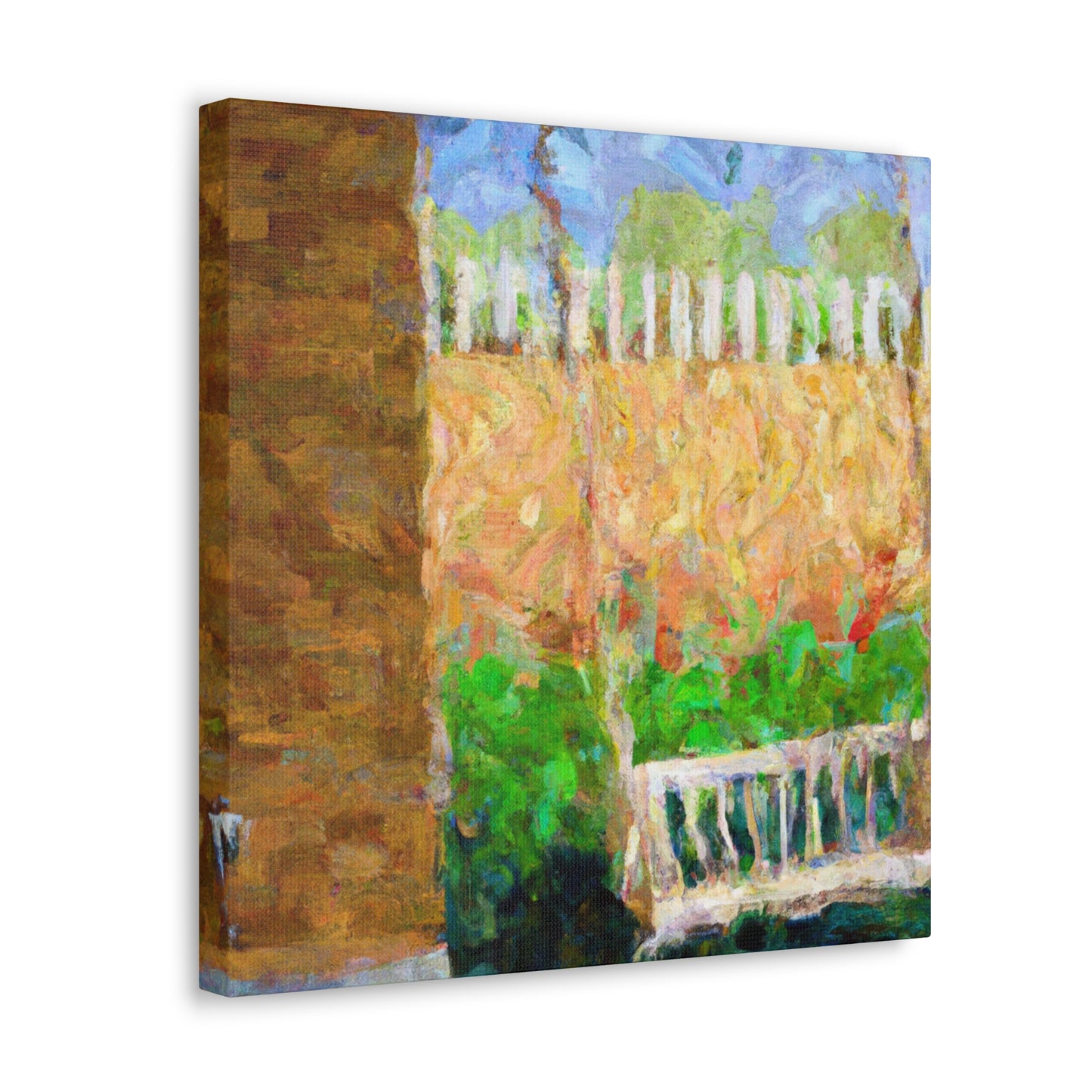 Swinging in Impressionism - Canvas