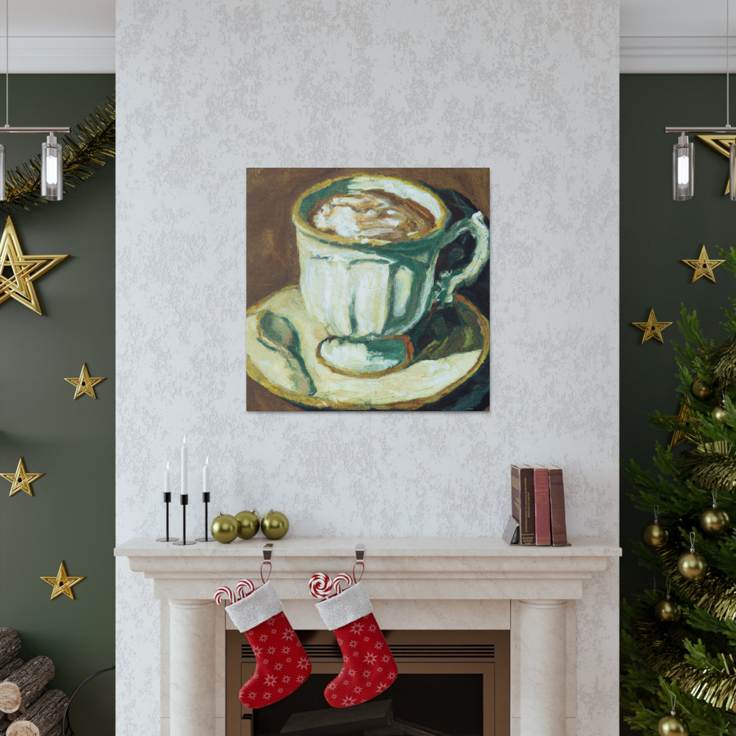 Coffee Cup Grandeur - Canvas