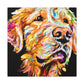 Golden Retriever Glow - Canvas