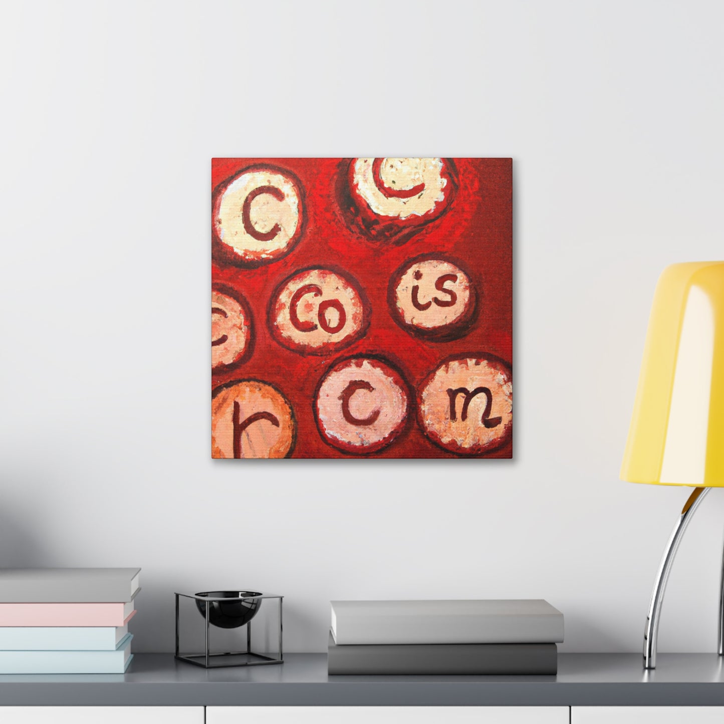 "Corked Wine Pattern" - Canvas