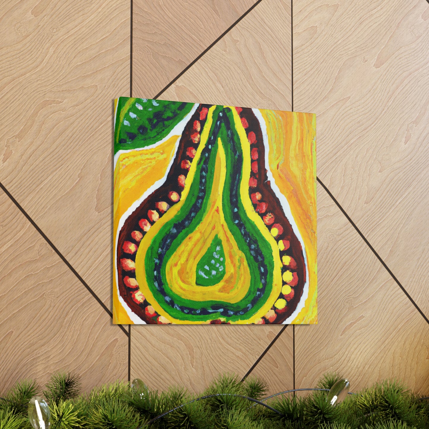 "Pear of Plenty Abound" - Canvas