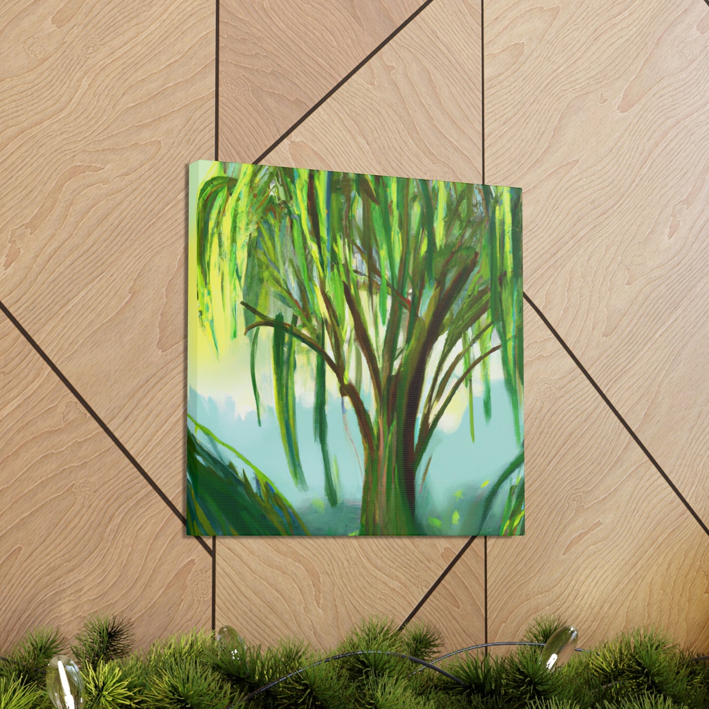 Willow Tree Reflection - Canvas