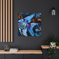 Angelfish in Moonlight - Canvas