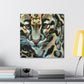 Clouded Leopard Impressionism - Canvas