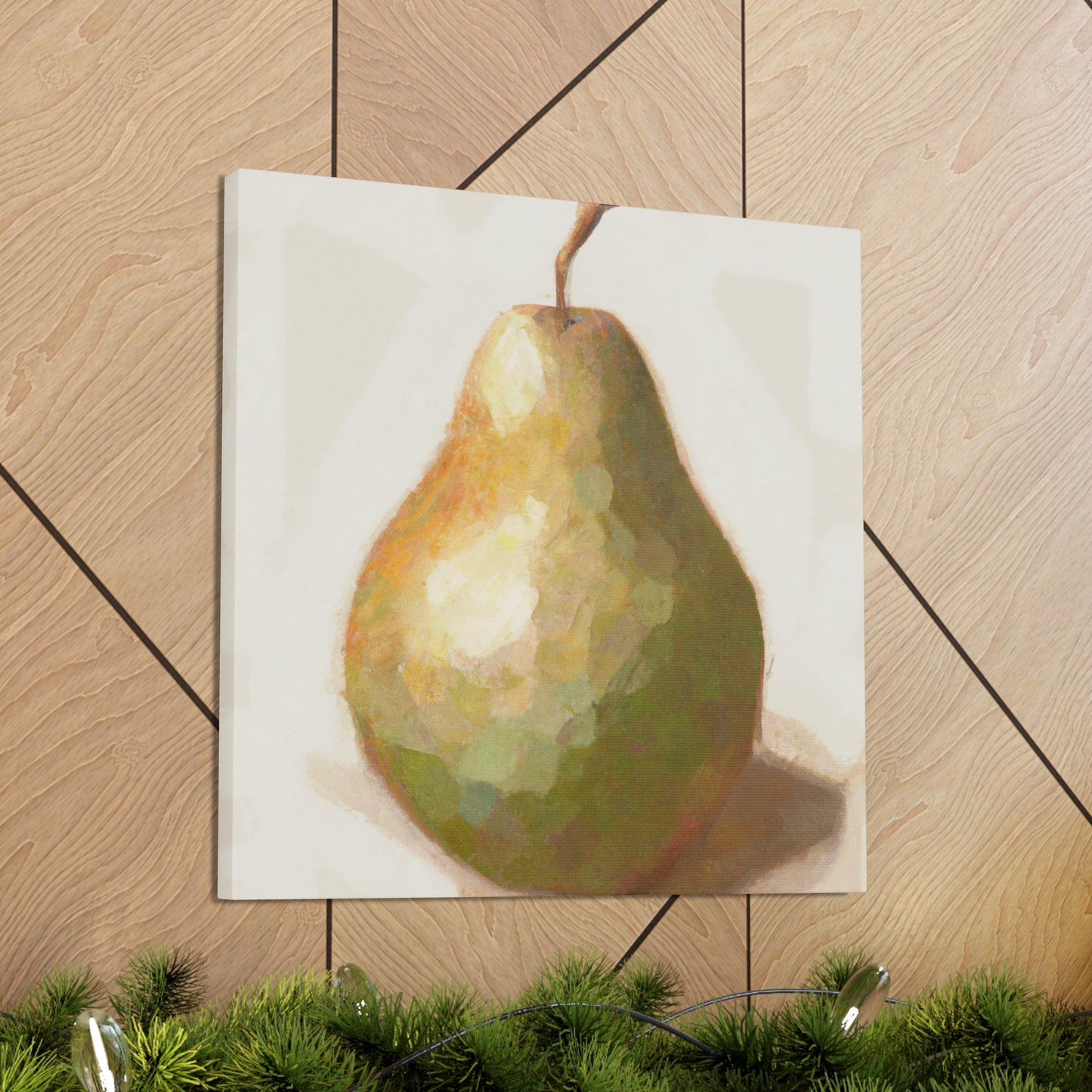 "Pear in Pastels" - Canvas