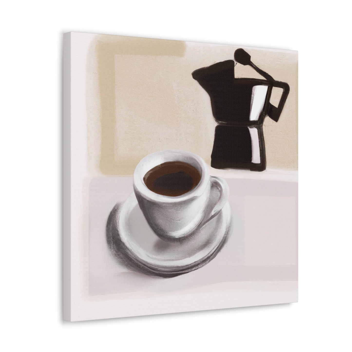 "Coffee Morning Revelations" - Canvas