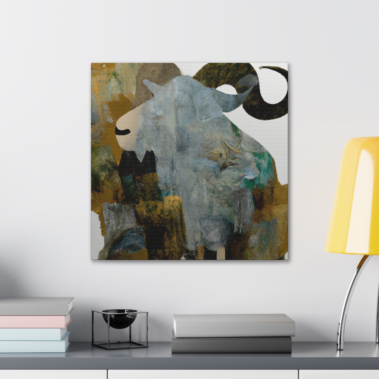 "Majestic Big Horn Rams" - Canvas