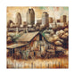 "Urban Reflections: Sacramento Symphony" - Canvas