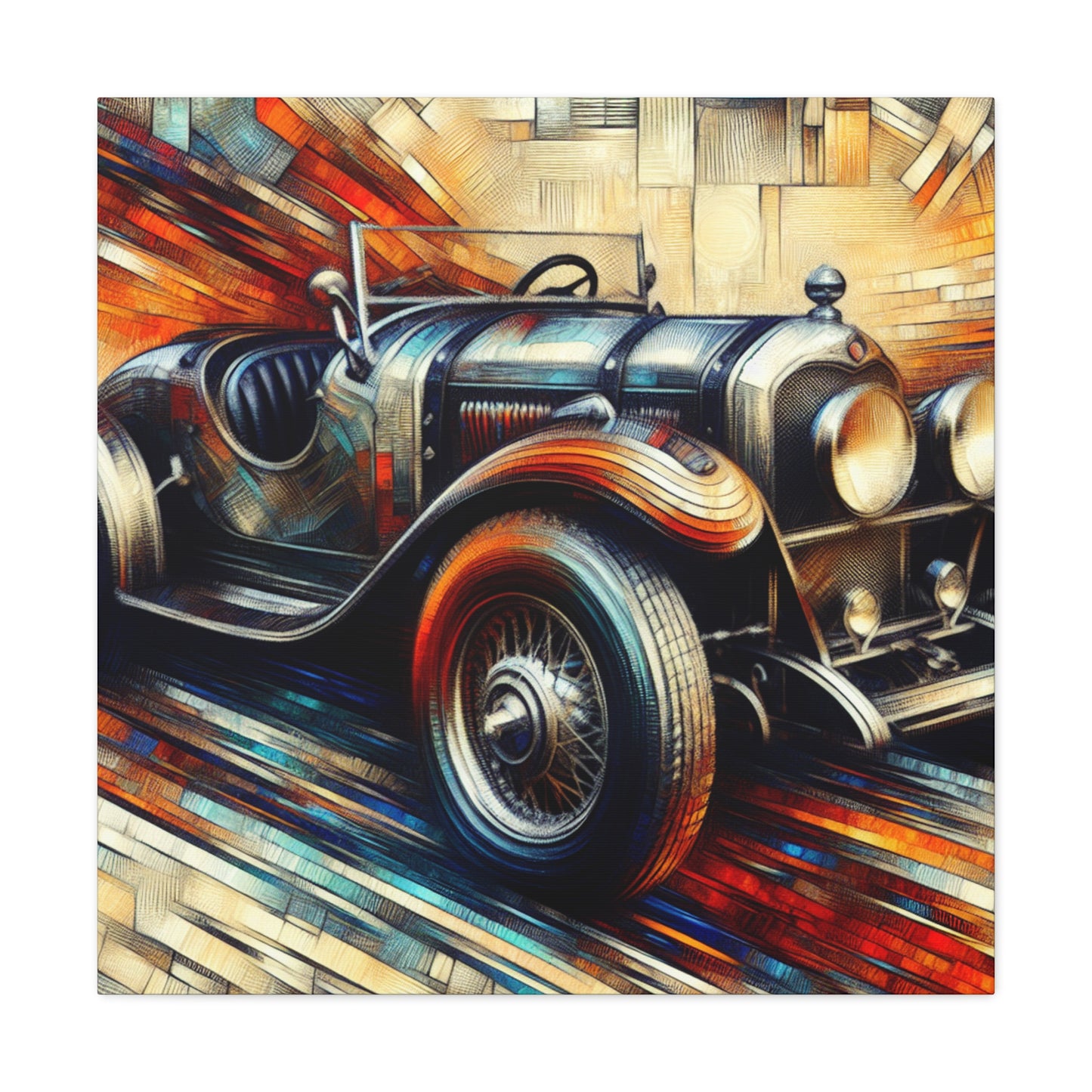 "Racing through Time" - Canvas