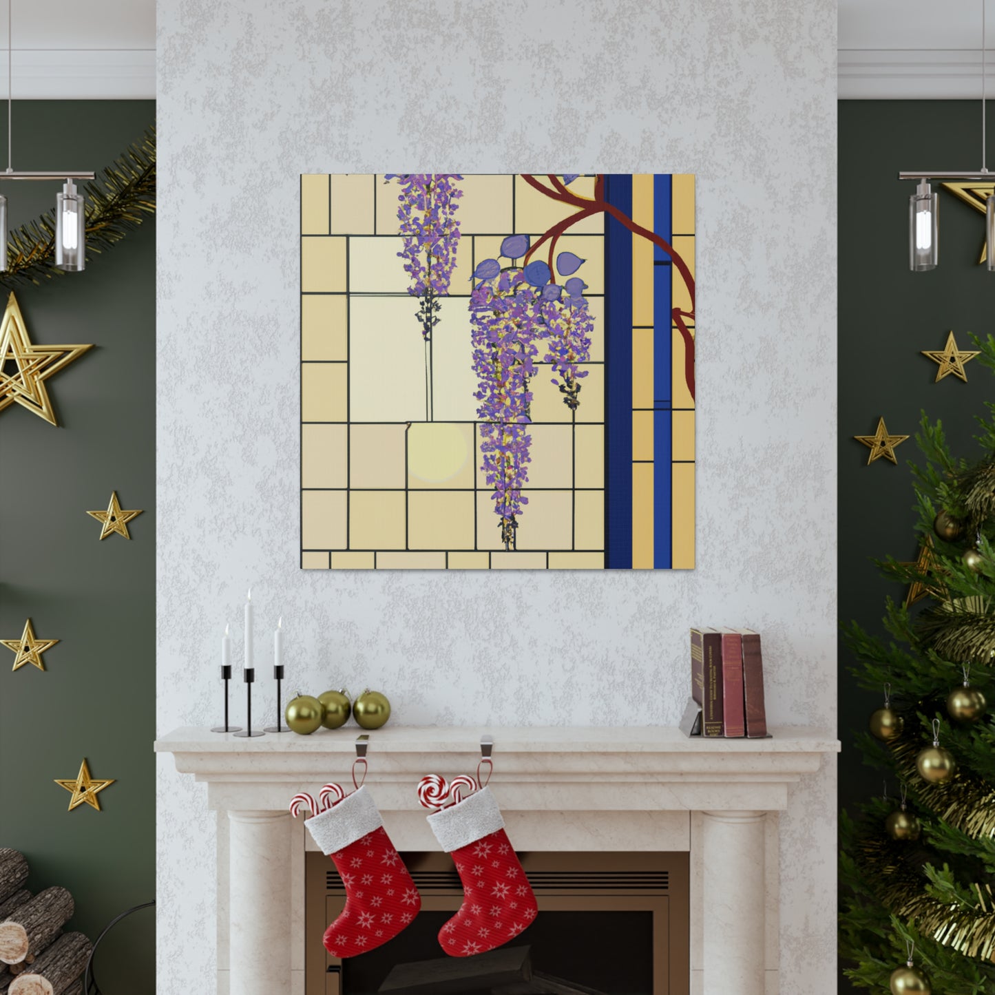 "Wisteria in Bloom" - Canvas