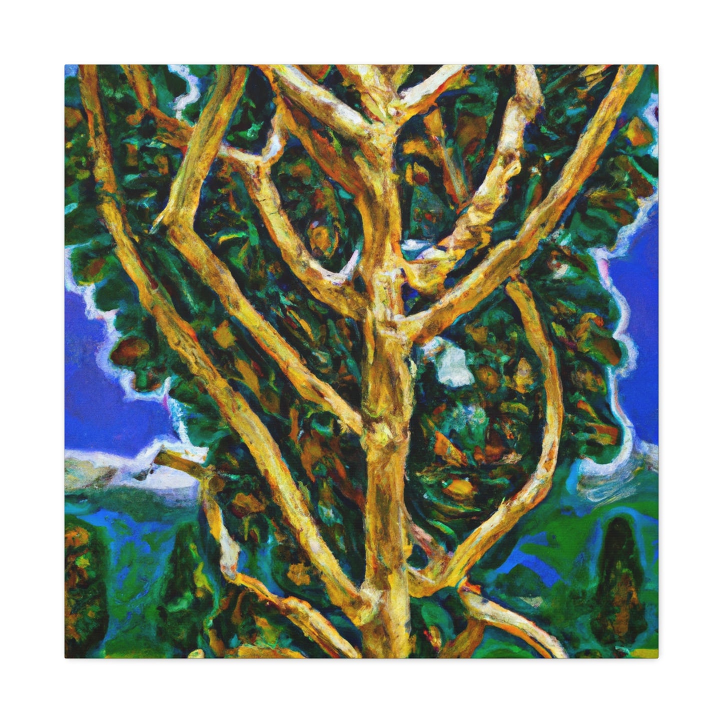 "Elm Tree in Dreamscape" - Canvas