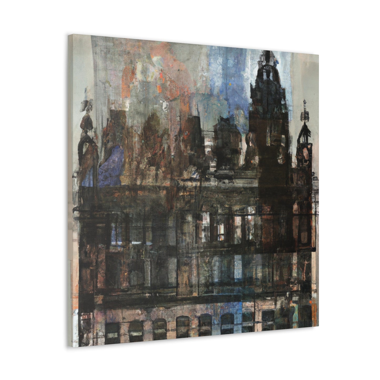 "Gothic Gloomy Mural" - Canvas