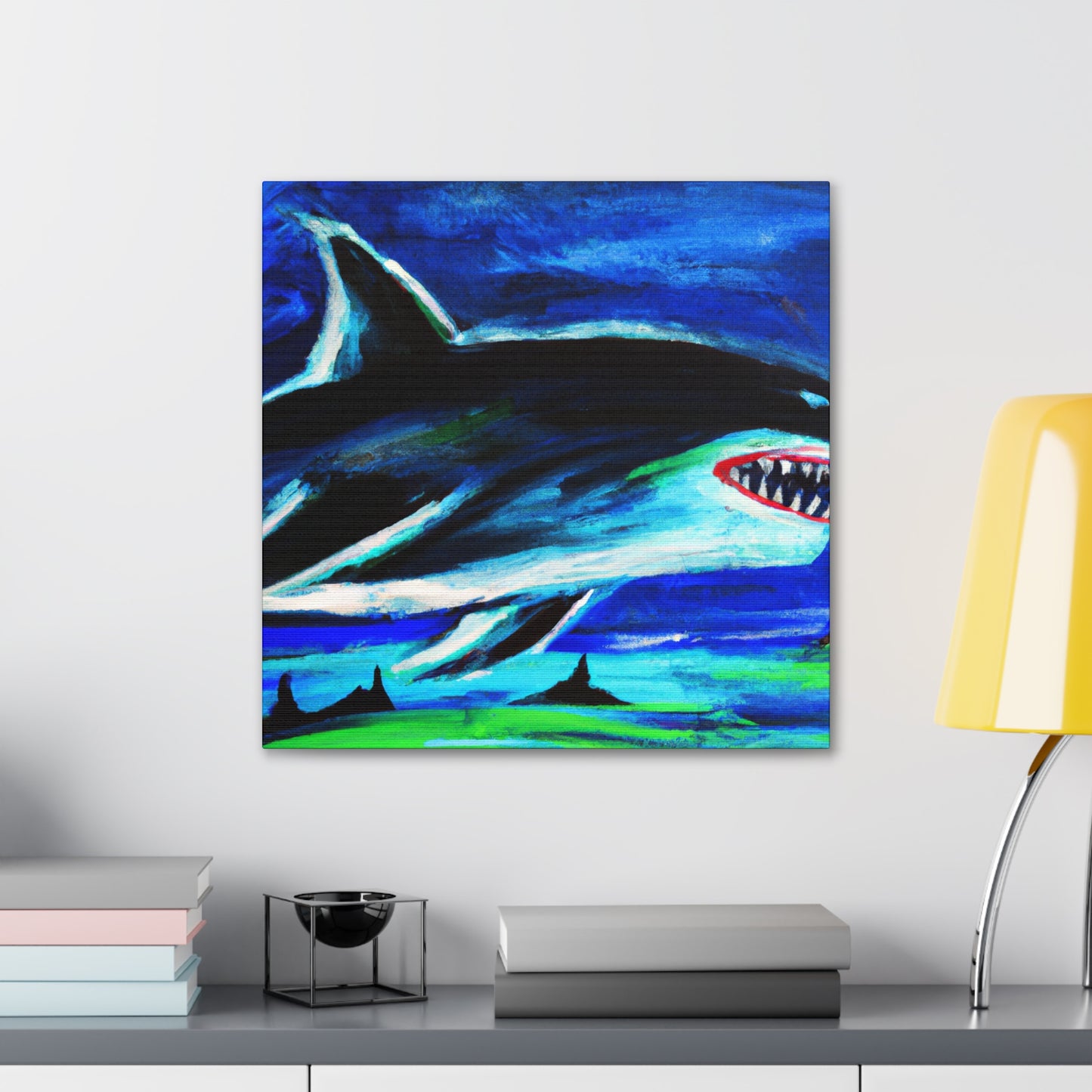 "The Shark Awakens" - Canvas