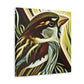 House Sparrow in Bloom - Canvas